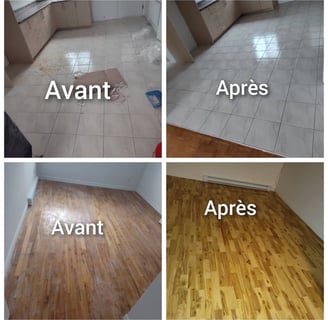 Nettoyage avant et après par raissafl, Montréal