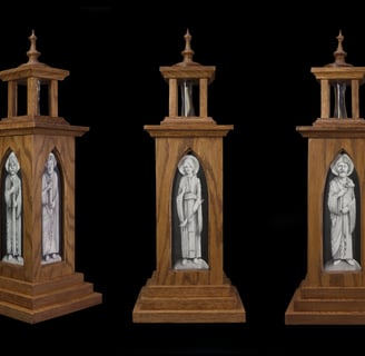 "Reliquary" Mixed Media $650 4-sided object