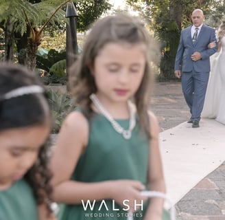 Antigua Guatemala wedding photographer- bride with dad