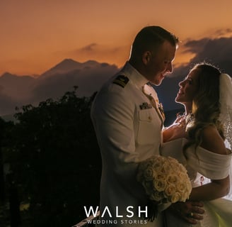 Antigua Guatemala wedding photographer- bride and groom looking at each other