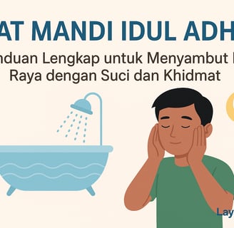 niat mandi idul adha
