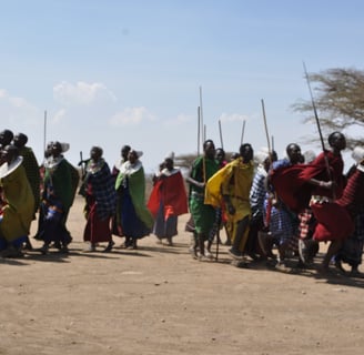 Maasai Community Dancing