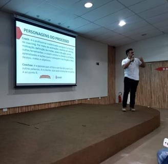 Palestra na clínica Novos Rumos