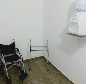 Clínica Novos Rumos - estrutura para deficientes