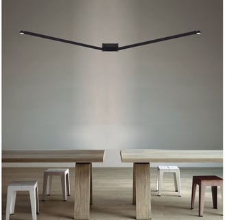 Lámpara de techo 2092ELEMENT con brazos extensibles e iluminación direccional
