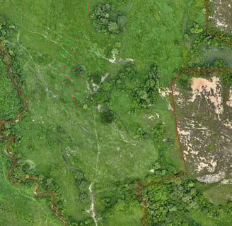 FInca ganadera que se le realizo un levantamiento con drone en Santander Colombia