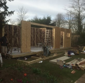 garage room construction