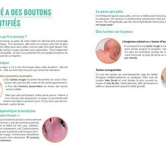 Extrait de mon livre. Mon bébé à des boutons 