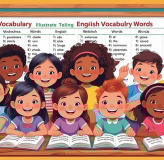 English vocabulary worksheets