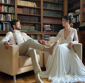 Robe Margaux Tardits Saly en shooting photo