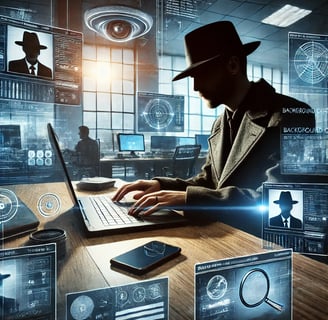 private investigator in Florida conducting background checks