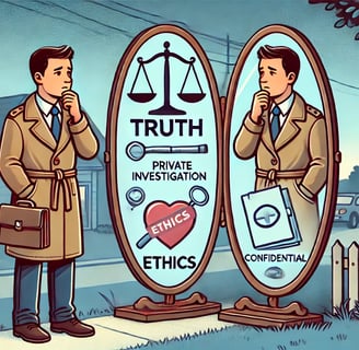 a man in a trench coat standing in front of a mirror