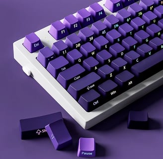 Keycaps gradiente