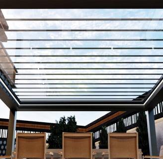 louvered pergola