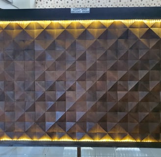 Incorporate Lighting on wood panel