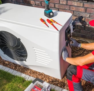 Servicing an air conditioner