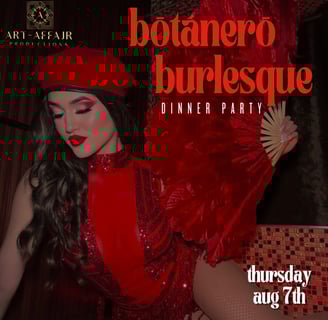 Burlesque - dinner party - Dinner and a show - live entertainment