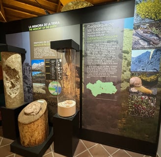 Paneles informativos museo Santa Rita