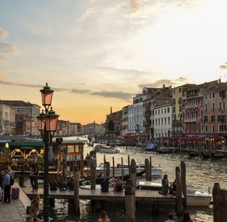 tramonto venezia