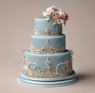 baked bundt cake on cake stand