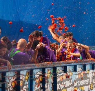 batalla de tomates