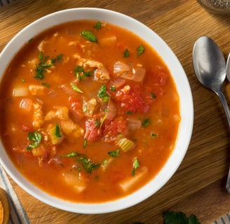 red clam chowder