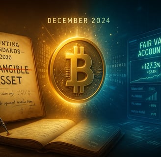 La Révolution Comptable du Bitcoin : Passage à la Juste Valeur FASB (2024-2025)