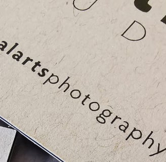 a close up of a business card with a business card