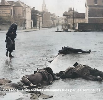 Des Allemands tués à Soissons