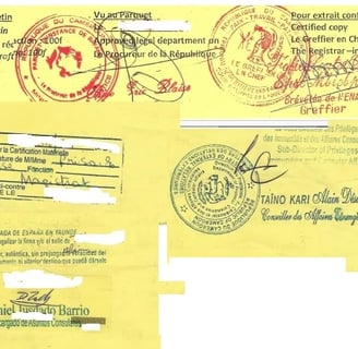 Legalización de un documento