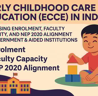 Early Childhood Care and Education (ECCE) in India: Analysing Enrolment, Faculty Capacity, and NEP 2