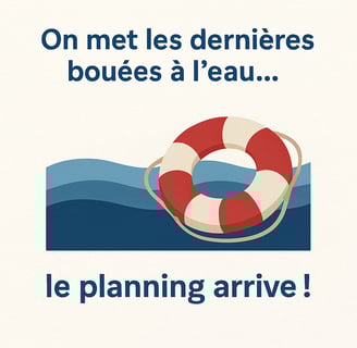 Planning des activités d’été à la base nautique