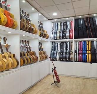 Guitar section of Salón Musical