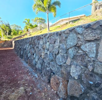 retaining wall built in honolulu, hawaii
