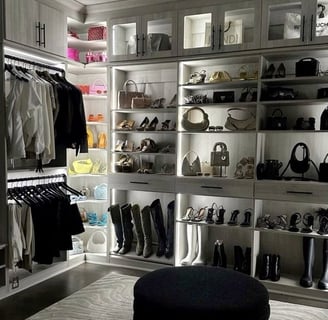 A well arranged closet