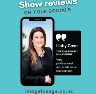 Show reviews on social media