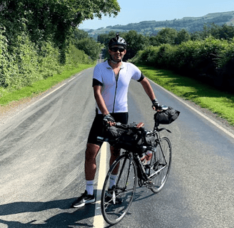 During a bikepacking trip in Yorkshire Dales