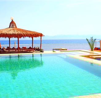 Pool view from Bedouin star beach