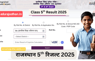 result class 5th rajasthan