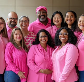 men and women partipating to jihane laraichi's cancer healing membership