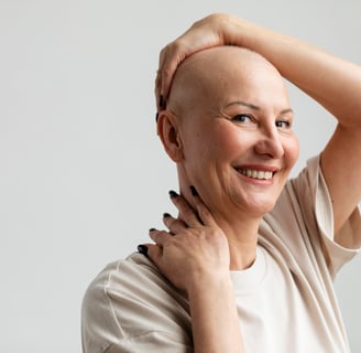 woman partipating to jihane laraichi's cancer healing membership
