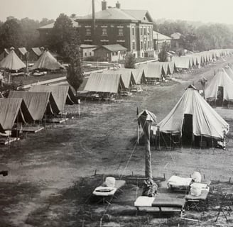 Tent City on JB Parade Field