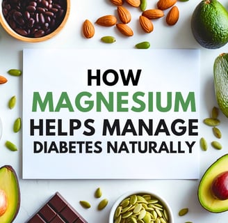 🧠 The Overlooked Power Mineral: How to Manage Diabetes with Magnesium Managing diabetes naturally o