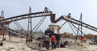 jaw cone crusher plant for sand ballast crushing plant