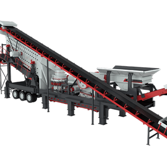 Four in one mobile crushing plant, mingyuan mobile crushing plant price, portable crushing screening station