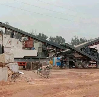 Mingyuan mobile crusher plant, mobile stone crushing plant, complete stone crushing plant for sale, mobile crusher plant