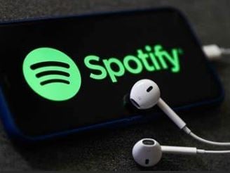 a smartphone with a spotify spotify spotify spotify spotify spotify