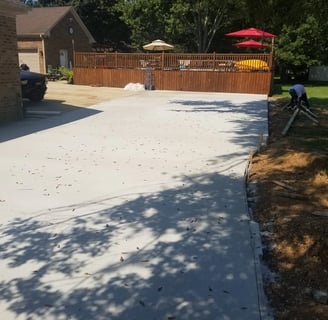 new driveway concrete contractors huntsville al