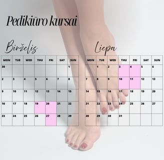 Pedikiūro kursai