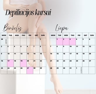 Depiliacijų kursai